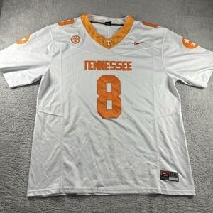VINTAGE‎ University of Tennessee Football Jersey Nike XXXL White #8 IAMALEAVA
